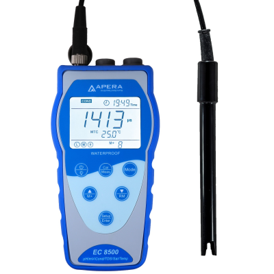 Máy đo độ dẫn/TDS/độ mặn/nhiệt độ cầm tay (quản lý dữ liệu theo GLP) Apear