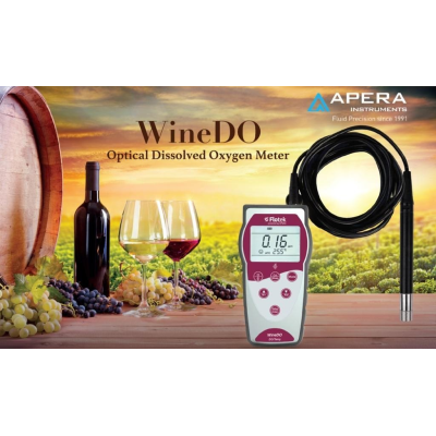 Máy đo oxy hòa tan (DO) cầm tay trong rượu Apera