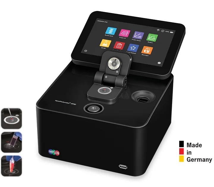 Máy quang phổ đo nồng độ DNA/RNA (NanoPhotometer) NP80 IMPLEN