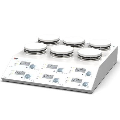 Máy khuấy từ gia nhiệt 6 vị trí 280oC 1500 vòng/phút 3 lít x 6 MS-H280-S6 DLAB