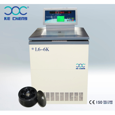 Máy ly tâm 6500 vòng/phút, 6 túi máu 1000ml, kiểu để sàn L6-6K KECHENG