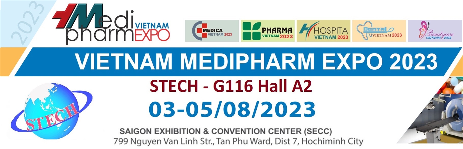 Triển lãm quốc tế chuyên ngành Y Dược lần 21 (Vietnam Medipharm Expo 2023) tại HCM