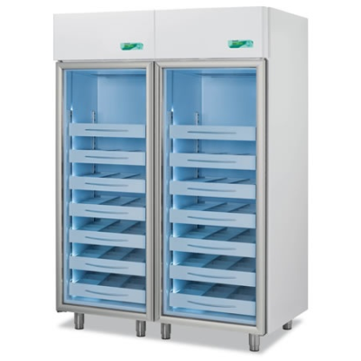 Tủ lạnh bảo quản 2 buồng, 2 cánh, 620/620 lít, +2oC đến +15oC MEDIKA 2T 1500 ECT-F Fiocchetti