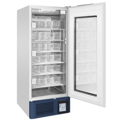 Tủ lạnh trữ máu chuyên dụng 608 lít, kiểu giỏ đựng mẫu, bộ ghi nhiệt độ tích hợp Haier